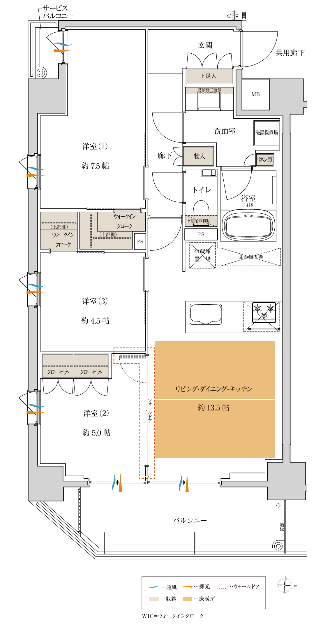 Dtype 通常間取り図